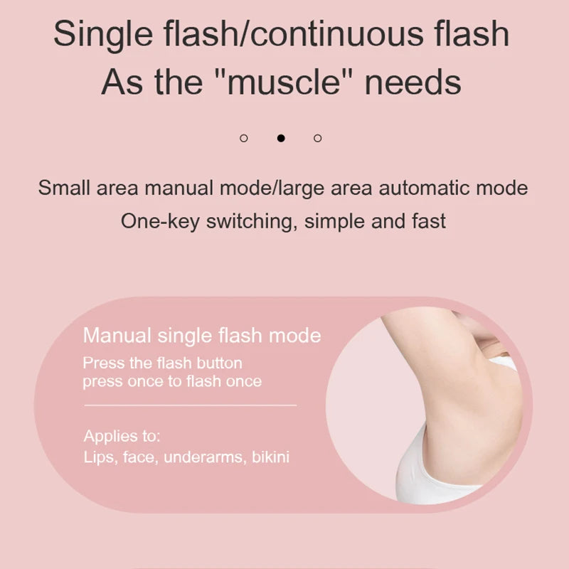 Painless Laser Hair Removal Epilator