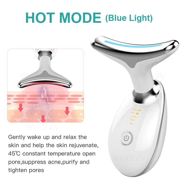 Face Neck Beauty Facial Lifting And Glow Massager