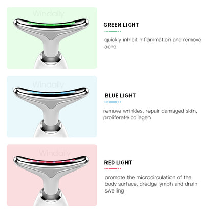 Face Neck Beauty Facial Lifting And Glow Massager