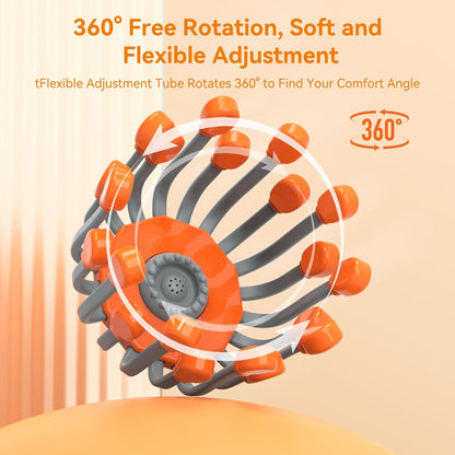 Head Massager for Migraine Relief with 20 massage arms