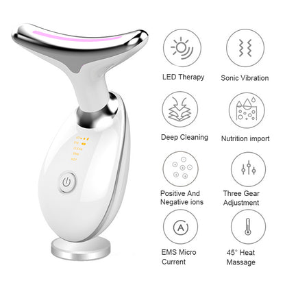 Face Neck Beauty Facial Lifting And Glow Massager